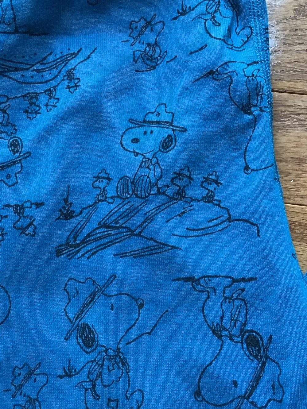 Hanna Andersson Blue Character Print Pajama Set